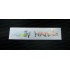Locally Hated Silver Hologram Neo Mirror Chrome Car Window Bumper Sticker Decal