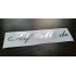Self Made Silver Hologram Neo Mirror Chrome Car Window Bumper Sticker Decal