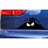 Funny Peeping Evil Monster Wall Car Bumper Sticker Decal ref:2
