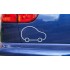 Nissan Micra K11 Bubble Car Bumper Window Sticker Decal