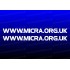 Micra Sports Club www.micra.org.uk x2 Stickers Car Bumper Window Vinyl Decals Graphics