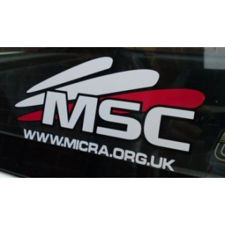 Micra Sports Club Official 3 Layered Vinyl Sticker Car Bumper Window Vinyl Decal Graphic