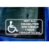 Not All Disabilities Are Visible I Have Fibromyalgia Disabled Driver Car Window Bumper Vinyl Die Cut Sticker Decal