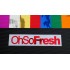 OH SO FRESH Chrome Mirror Colours Car Window Bumper Sticker Decal