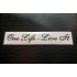 One Life Live It Vinyl Die Cut Window Bumper Sticker Decal Graphic Rainbow Glitter Vinyls
