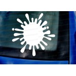 Paint Splat x1 Bedroom Wall Car Bumper Window Sticker Decal ref:3