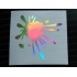 Paint Splat x1 Silver Hologram Neo Mirror Chrome Car Window Bumper Stickers Decals ref:1