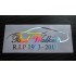 Paul Walker Supra RIP Memorial Tirbute Silver Hologram Neo Mirror Chrome Car Window Bumper Sticker Decal