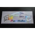 Paul Walker Supra RIP Memorial Tirbute Silver Hologram Neo Mirror Chrome Car Window Bumper Sticker Decal