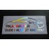 Paul Walker Supra Dude I Almost Had You RIP Memorial Tirbute Silver Hologram Neo Mirror Chrome Car Window Bumper Sticker Decal