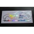 Paul Walker Supra Dude I Almost Had You RIP Memorial Tirbute Silver Hologram Neo Mirror Chrome Car Window Bumper Sticker Decal