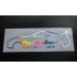 Paul Walker Supra RIP Memorial Tirbute Silver Hologram Neo Mirror Chrome Car Window Bumper Sticker Decal