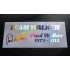 Paul Walker TEAM WALKER RIP Memorial Tirbute Silver Hologram Neo Mirror Chrome Car Window Bumper Sticker Decal