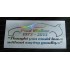 Paul Walker Thought You Could Leave Without Saying Goodbye RIP Memorial Tirbute Silver Hologram Neo Mirror Chrome Car Window Bumper Sticker Decal