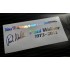 Paul Walker You'll always be my brother RIP Memorial Tirbute Silver Hologram Neo Mirror Chrome Car Window Bumper Sticker Decal