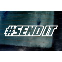 #Send It Funny Novetly Custom Vinyl Die Cut Window Bumper Sticker Decal Graphic