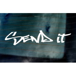 Send It Funny Novetly Custom Vinyl Die Cut Window Bumper Sticker Decal Graphic