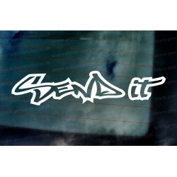 Send It Funny Novetly Custom Vinyl Die Cut Window Bumper Sticker Decal Graphic