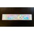 SEND NUDES Funny Novelty Silver Hologram Neo Mirror Chrome Car Window Bumper Sticker Decal