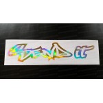 SEND IT Vinyl Die Cut Window Bumper Sticker Decal Graphic Silver Gold Hologram Neo Chrome