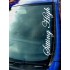 Sitting High Car Window Bumper Sticker Decal