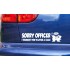 Sorry Office I Thought You Wanted A Race Funny Novelty Car Vinyl Die Cut Window Bumper Sticker Decal Graphic