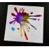 Paint Splat x1 Rose Pink Gold Hologram Neo Chrome Car Window Bumper Stickers Decals ref:1