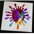 Paint Splat x1 Rose Pink Gold Hologram Neo Mirror Chrome Car Window Bumper Stickers Decals ref:3