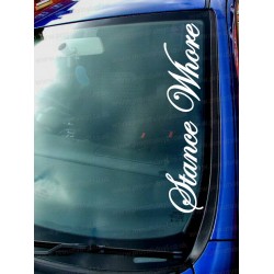 Stance Whore Car Window Bumper Sticker Decal