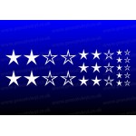 Star Set Bedroom Wall Car Bumper Window Stickers Decals