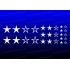 Star Set Bedroom Wall Car Bumper Window Stickers Decals