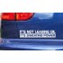It's Not Leaking Oil It's Sweating Power Funny Novelty Car Window Bumper Sticker Decal