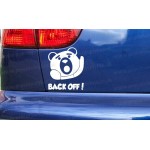 Ted Movie Film BACK OFF! Funny Novelty Car Bumper Window Sticker Decal