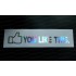 You Like This Silver Hologram Neo Mirror Chrome Car Window Bumper Sticker Decal