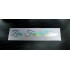 Zero F*cks Given Silver Hologram Neo Mirror Chrome Car Window Bumper Sticker Decal
