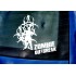 Zombie Oubreak The Walking Dead Funny Novelty Car Bumper Window Sticker Decal