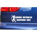Zombie Outbreak Response Unit The Walking Dead Funny Novelty Car Bumper Window Sticker Decal