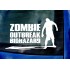 Zombie Outbreak Biohazard Zombie The Walking Dead Funny Novelty Car Bumper Window Sticker Decal