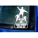 Zombie Outbreak Response Unit The Walking Dead Funny Novelty Car Bumper Window Sticker Decal