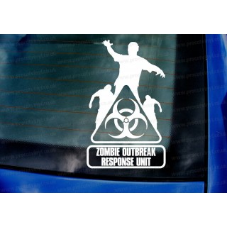 Zombie Outbreak Response Unit The Walking Dead Funny Novelty Car Bumper Window Sticker Decal