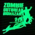 Zombie Outbreak Biohazard Glow in the Dark Luminescent Sticker Decal