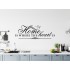Home Is Where The Heart Is Custom Sizes Small to Large Quotes Phrases Kitchen Bedroom DIY Wall Art Decorative Decoration Decor Vinyl Die Cut Sticker Decal ref:007