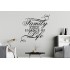 Family The Essence of Life Custom Sizes Small to Large Quotes Phrases Kitchen Living Room Lounge DIY Wall Art Home Decorative Decoration Decor Vinyl Die Cut Sticker Decal ref:010