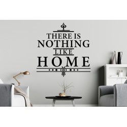 There Is Nothing Like Home Custom Sizes Small to Large Quotes Phrases Kitchen Living Room Lounge DIY Wall Art Decorative Decoration Decor Vinyl Die Cut Sticker Decal ref:021