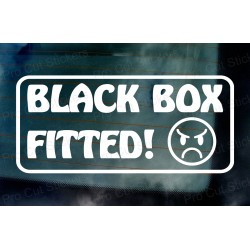 Black Box Fitted! New Driver Car Insurance Discount Window Bumper Vinyl Die Cut Sticker Decal