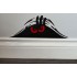 Funny Peeping Evil Monster Wall Car Bumper Sticker Decal ref:6