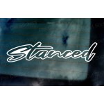 Stanced Vinyl Die Cut Window Bumper Sticker Decal Graphic