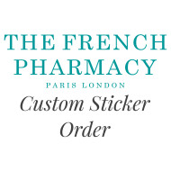 The French Pharmacy Custom Sticker Order