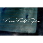 Zero F*cks Given Signature Style Car Window Bumper Custom Sticker Decal